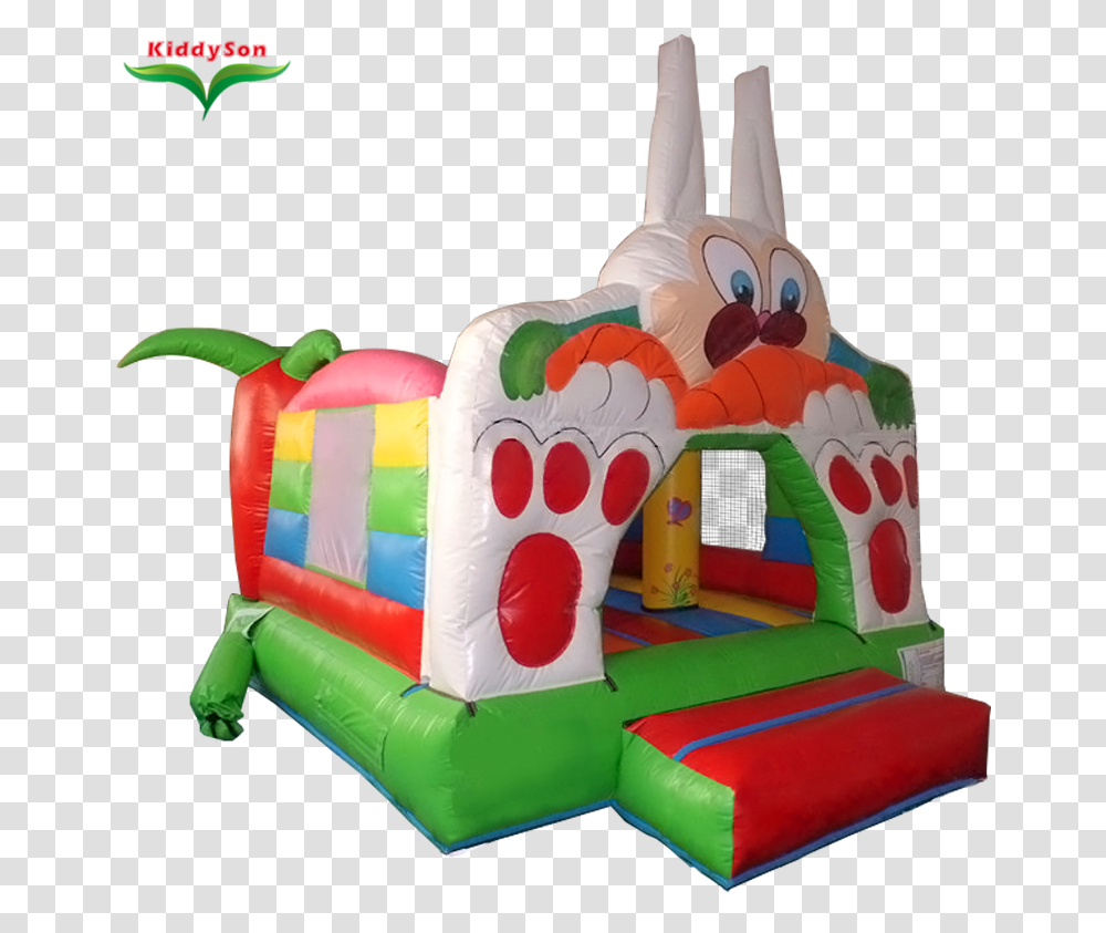 Rabbit Small Inflatable Bouncy Castlekids Inflatable Inflatable, Toy Transparent Png