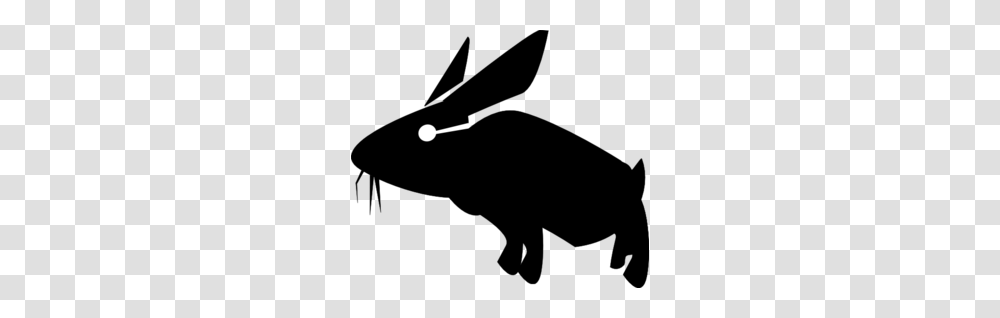 Rabbit Stencil Clip Art, Flare, Light, Gray Transparent Png