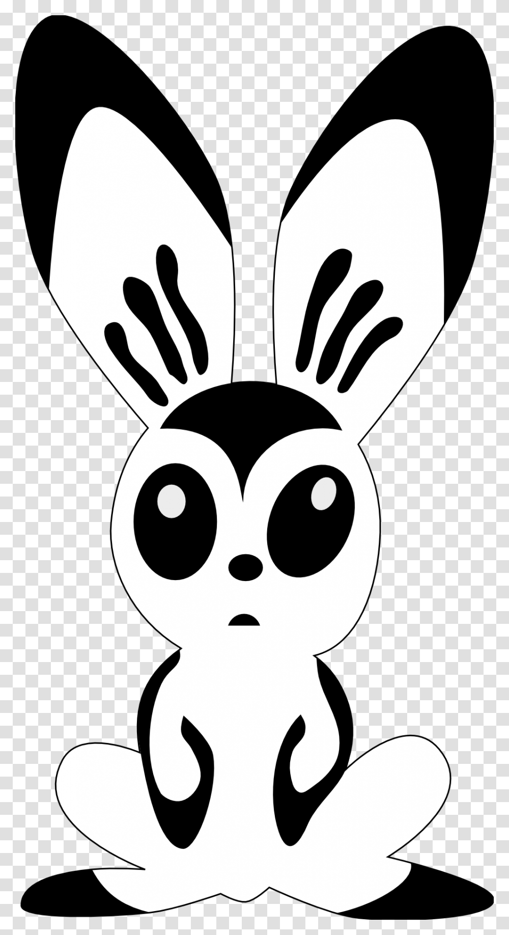 Rabbit White Tan Images Clip Art, Stencil, Chef Transparent Png