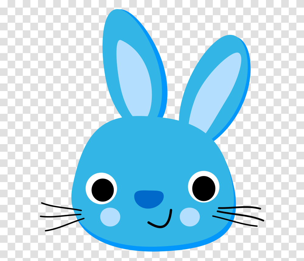 Rabits And Hareshareartwork Blue Bunny Clipart, Rodent, Mammal, Animal, Rabbit Transparent Png