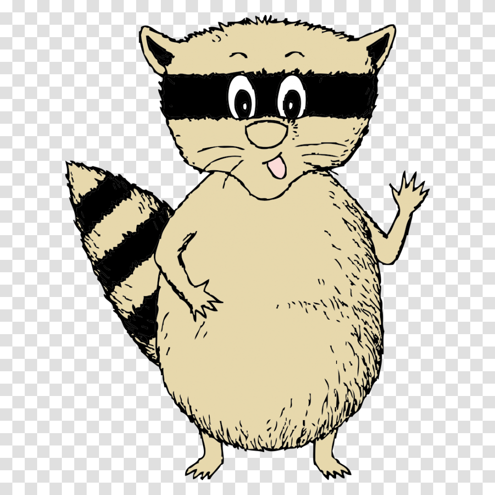 Raccoon Animal Mammal Free Vector Graphic On Pixabay Cartoon Raccoon, Bird, Rodent, Kiwi Bird, Mole Transparent Png