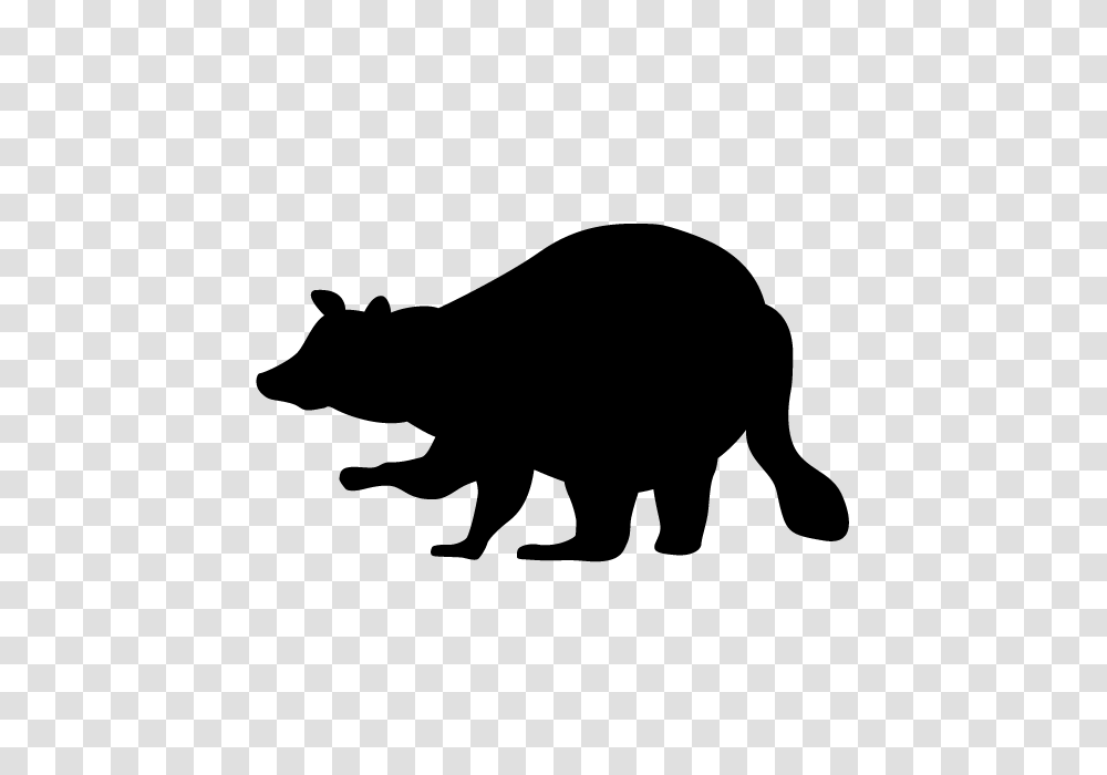 Raccoon Animal Silhouette Free Illustrations, Gray, World Of Warcraft Transparent Png