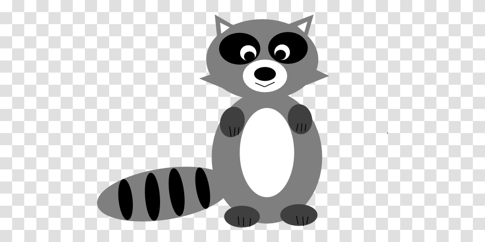 Raccoon Clipart Raccoon Wikiclipart Intended For Raccoon Clipart, Animal, Penguin, Bird, Stencil Transparent Png