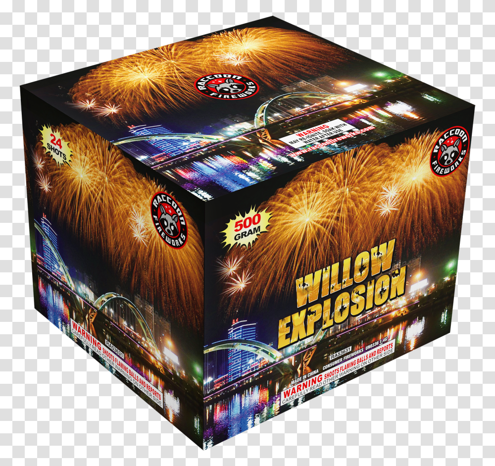 Raccoon Fireworks Willow Explosion, Arcade Game Machine, Scoreboard, Advertisement, Poster Transparent Png