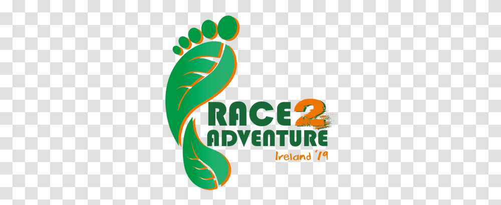 Race 2 Adventure Ireland 2019 - A New Awaits Vertical, Text, Footprint, Snake, Reptile Transparent Png