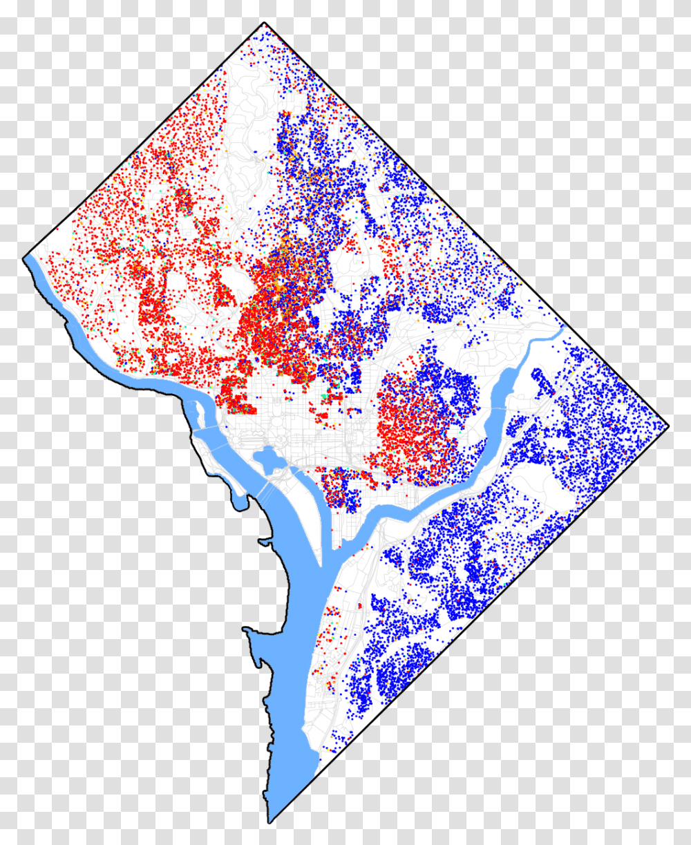 Race And Ethnicity In Washington D Dc Race Map, Diagram, Plot, Atlas Transparent Png