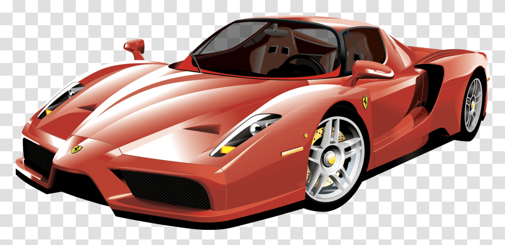 Race Car Ferrari Vector, Vehicle, Transportation, Automobile, Sports Car Transparent Png