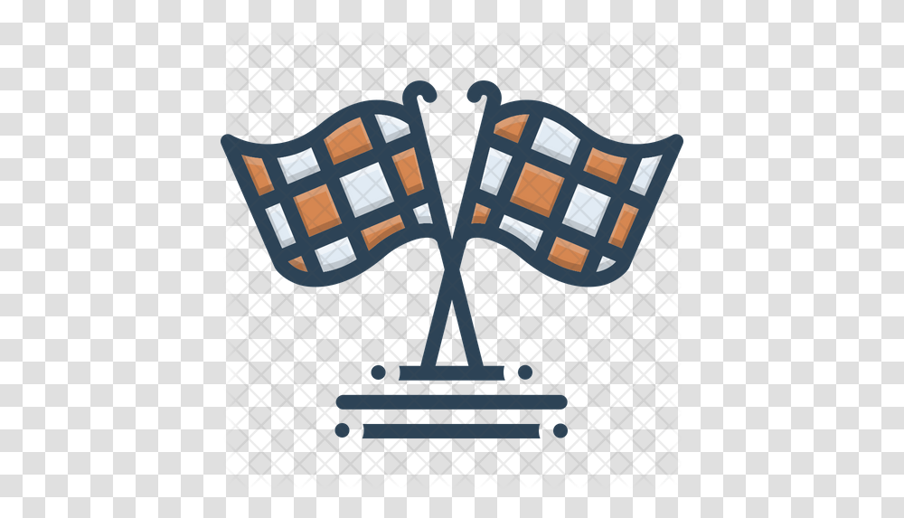 Race Flag Icon Illustration, Furniture, Grille Transparent Png