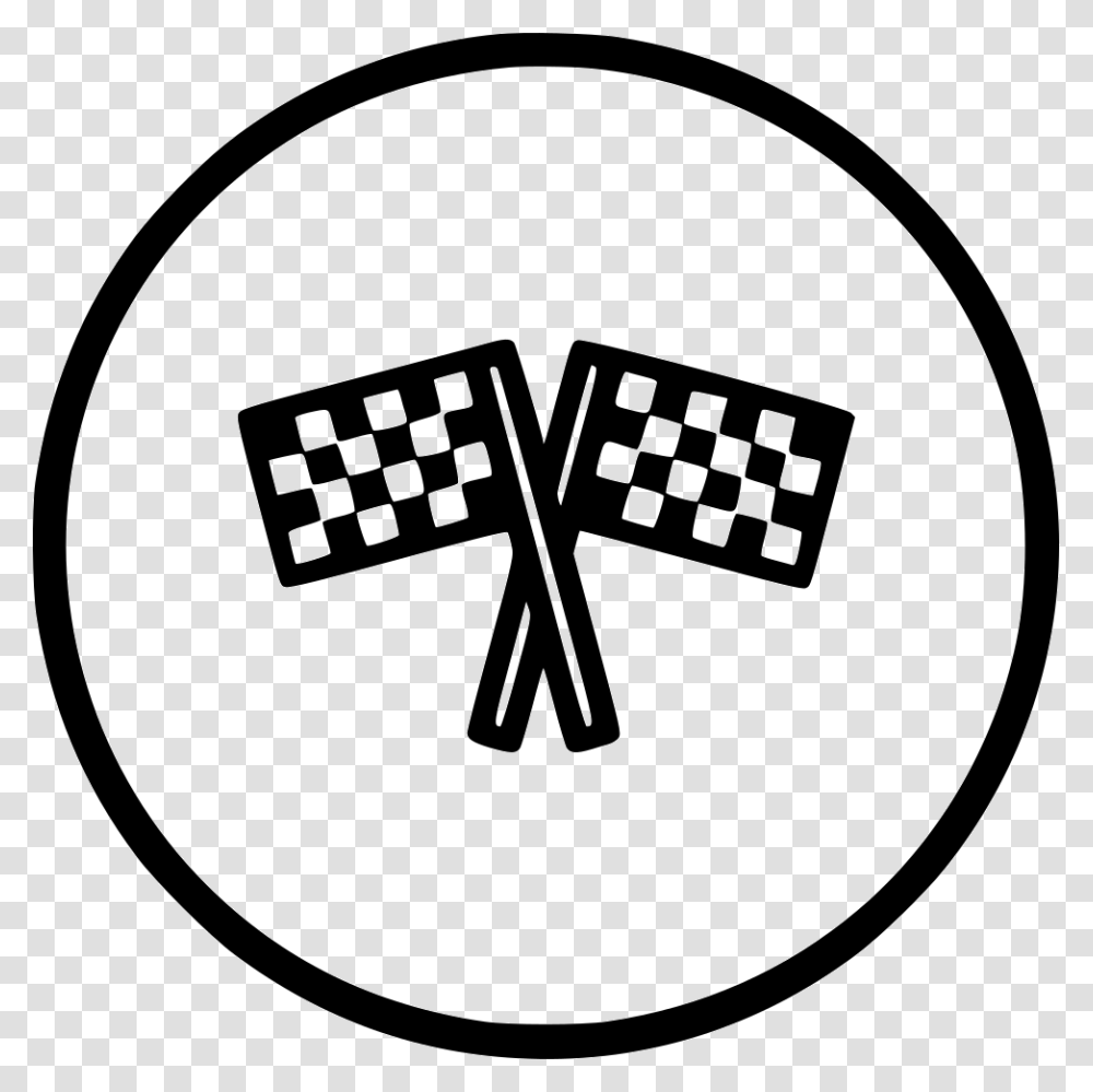 Race Flags Clipart Race Car Icon, Logo, Trademark, Label Transparent Png