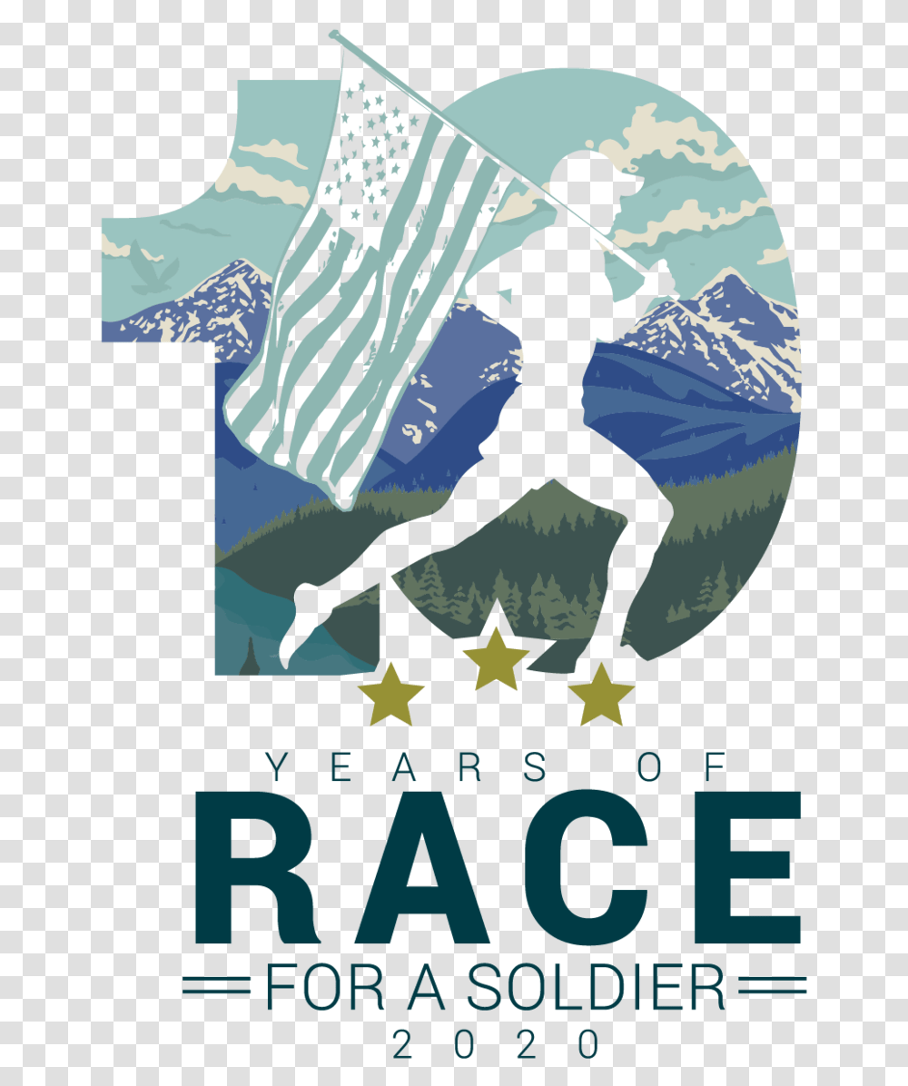 Race For A Solider Poster, Advertisement, Person, Symbol, Text Transparent Png