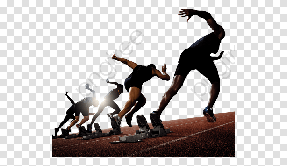 Race Track Clipart Athlete Track And Field Background, Person, Human, Running Track, Sport Transparent Png