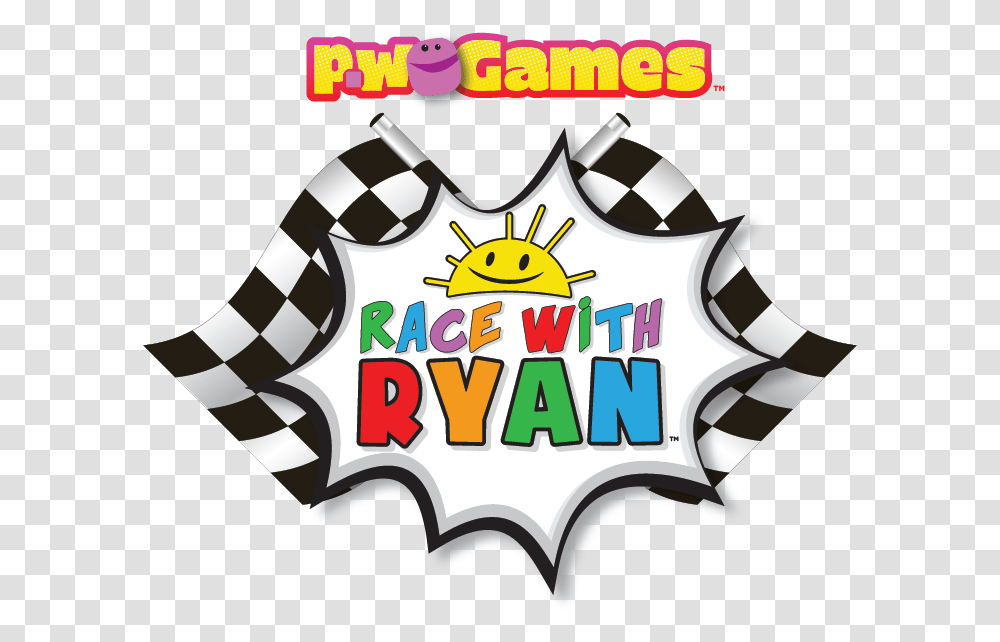 Race With Ryan Race With Ryan Game, Logo, Trademark Transparent Png