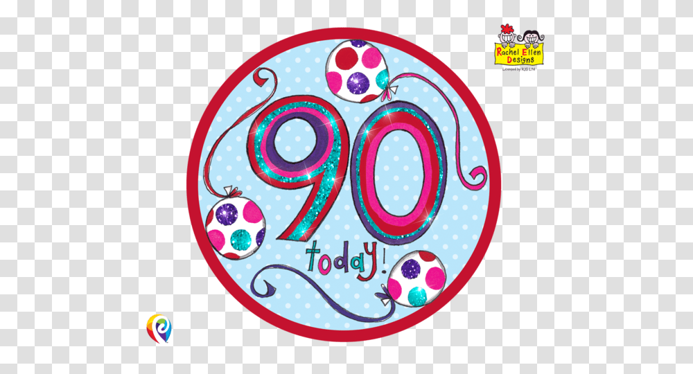 Rachel Ellen Age Birthday Multi Colour Badge, Number, Alphabet Transparent Png