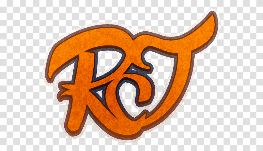 Rachet Jaws Logo Orange With Cool Effects Emblem, Trademark, Label Transparent Png