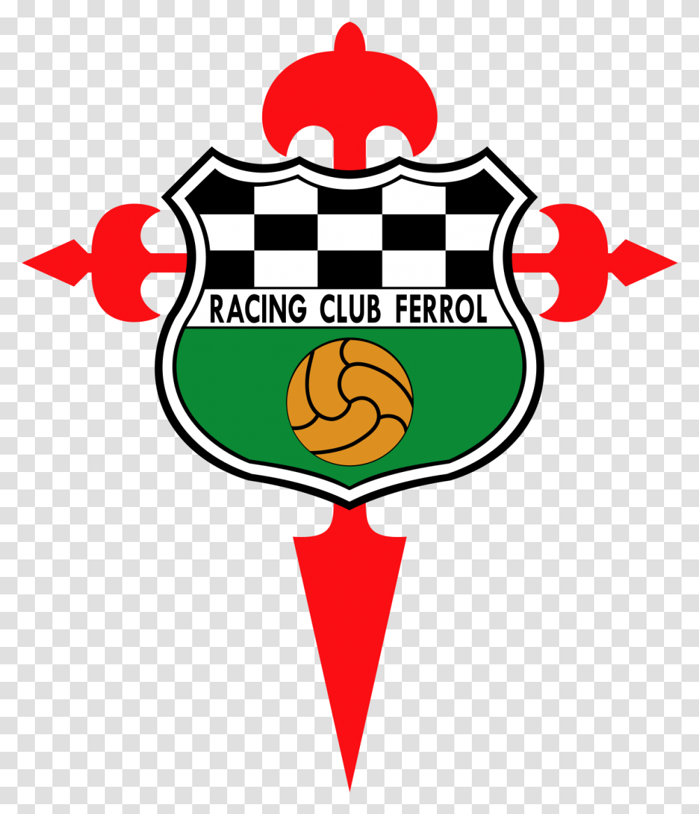 Racing Club De Ferrol, Logo, Trademark, Light Transparent Png