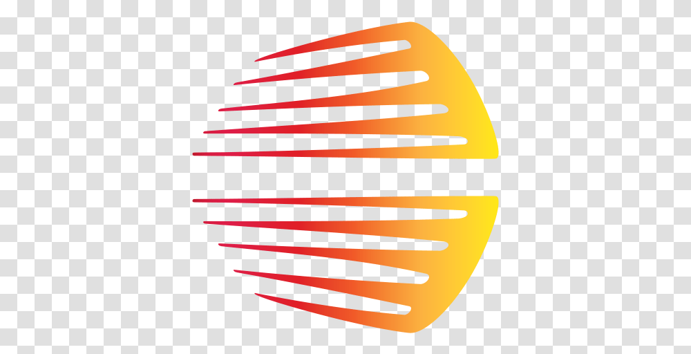 Racing Stripes Red Orange Yellow Graphic Design, Comb, Text Transparent Png