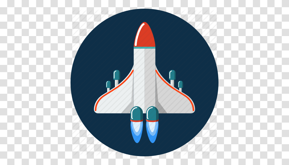 Racket Rocket Space Spaceship Icon, Vehicle, Transportation, Aircraft, Airplane Transparent Png