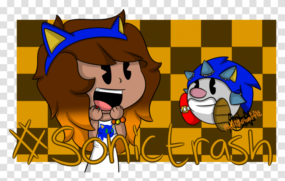 Rad Lego Waffle And Me A Spikeball Dressed As Sonic Cartoon, Poster, Outdoors Transparent Png