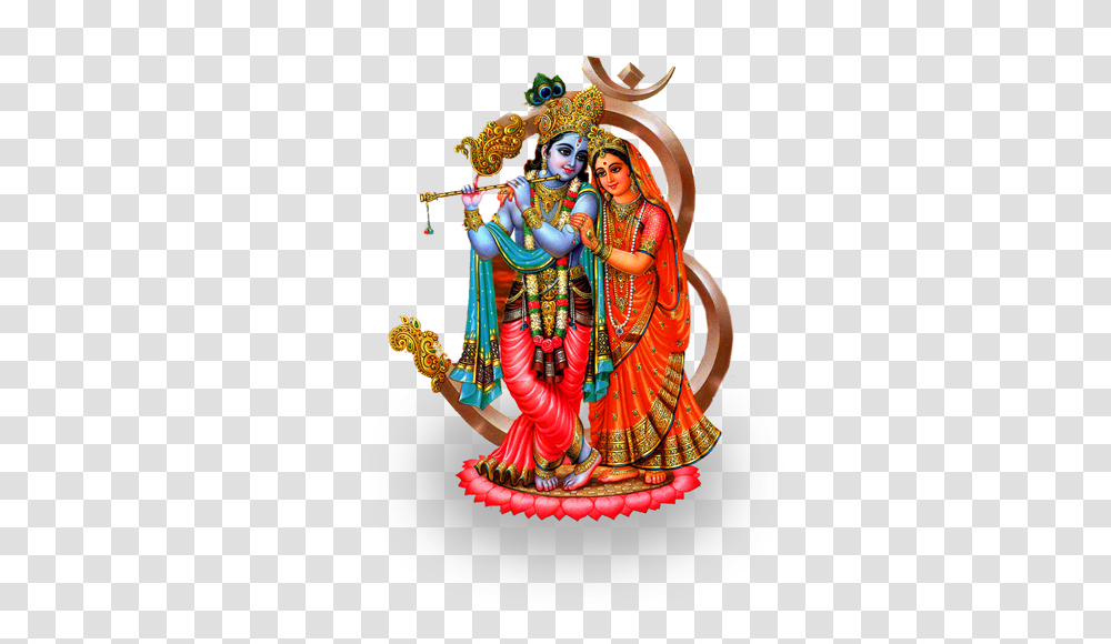 Radha Krishna With Om, Performer, Person, Circus, Leisure Activities Transparent Png