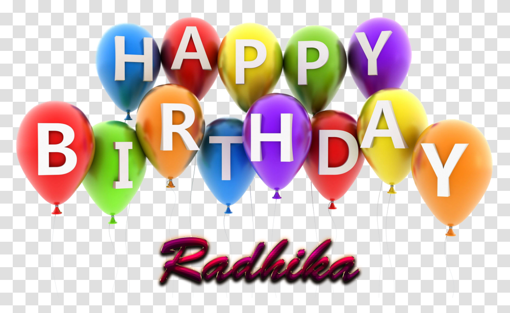 Radhika Image Happy Birthday Salman Name, Balloon, Crowd Transparent Png