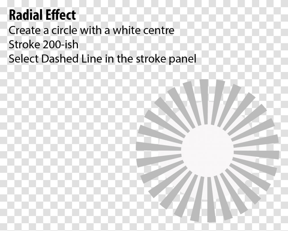 Radial Shape Make Circle Line In Illustrator, Hand, Arrow Transparent Png