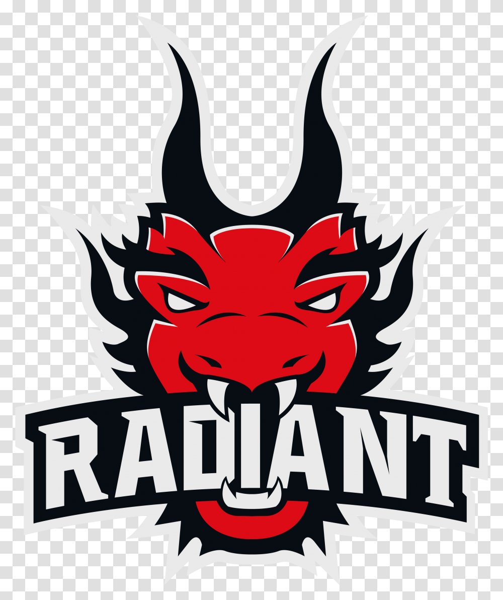 Radiant Esports Logo, Symbol, Emblem, Label, Text Transparent Png