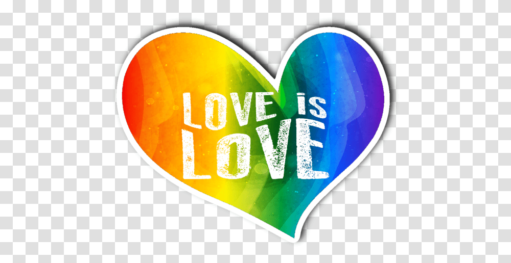 Radiating Rainbow Heart Minecraft Clip Art Library Love Is Love Rainbow, Label, Text, Light, Sticker Transparent Png