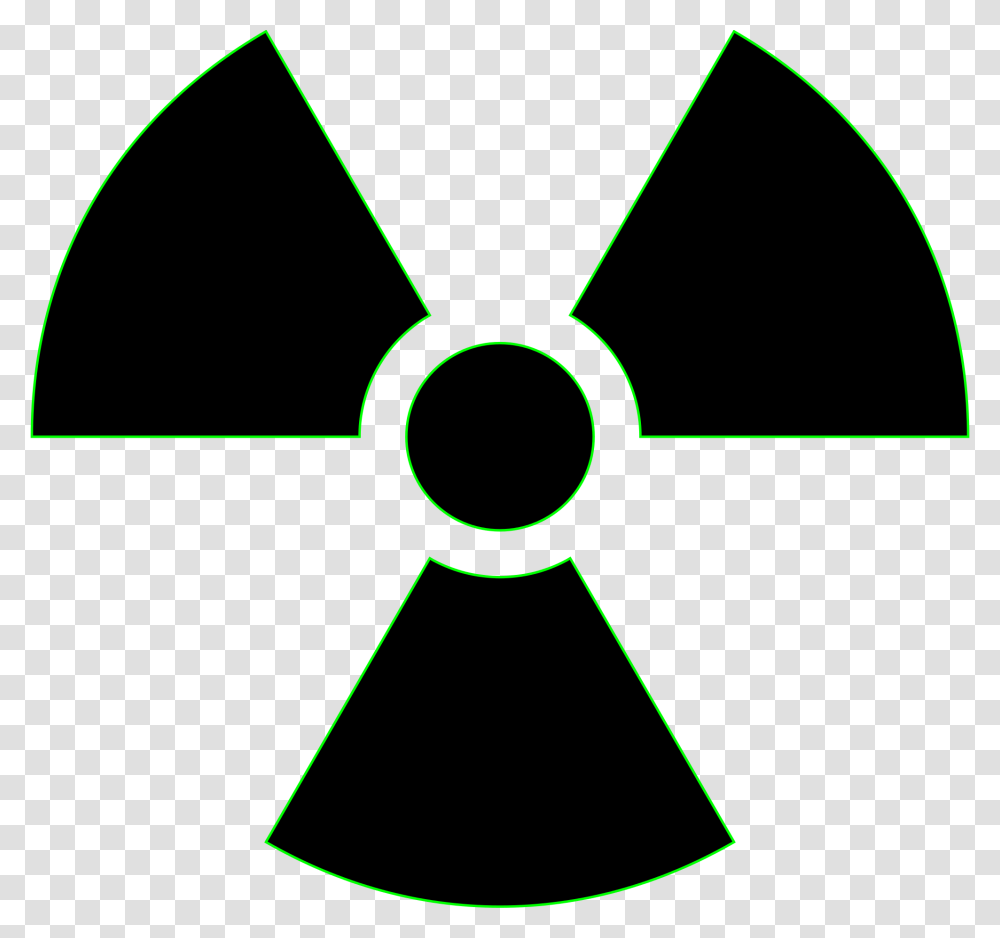 Radiation Radiation Symbol Black And White, Bow, Light, Triangle, Laser Transparent Png