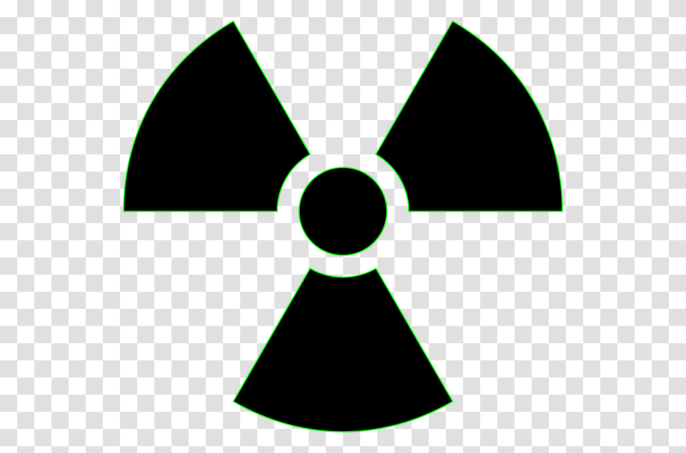 Radiation Symbol, Bow, Triangle, Light, Green Transparent Png