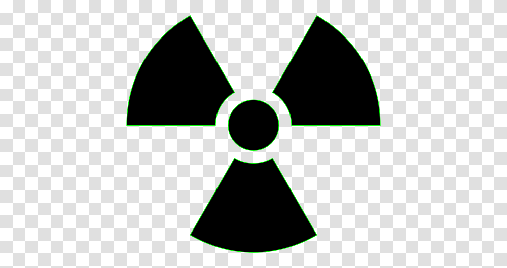 Radiation Warning Symbol, Bow, Green, Light, Triangle Transparent Png
