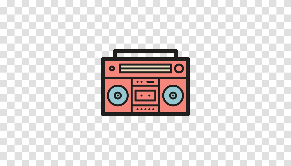 Radio Broadcast Radio Recorder Icon With And Vector Format, Stereo, Electronics, Mailbox, Letterbox Transparent Png
