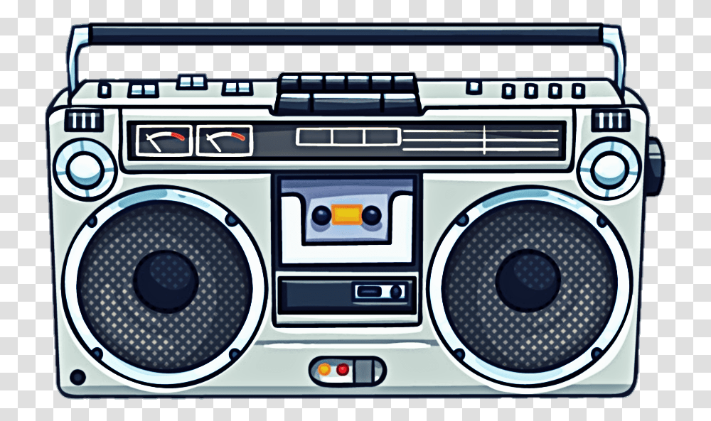 Radio Cassette Cassette Player Clipart, Stereo, Electronics, Cooktop, Indoors Transparent Png