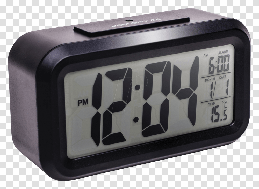 Radio Clock Zendergestuurde Wekker, Wristwatch, Digital Clock, Camera, Electronics Transparent Png