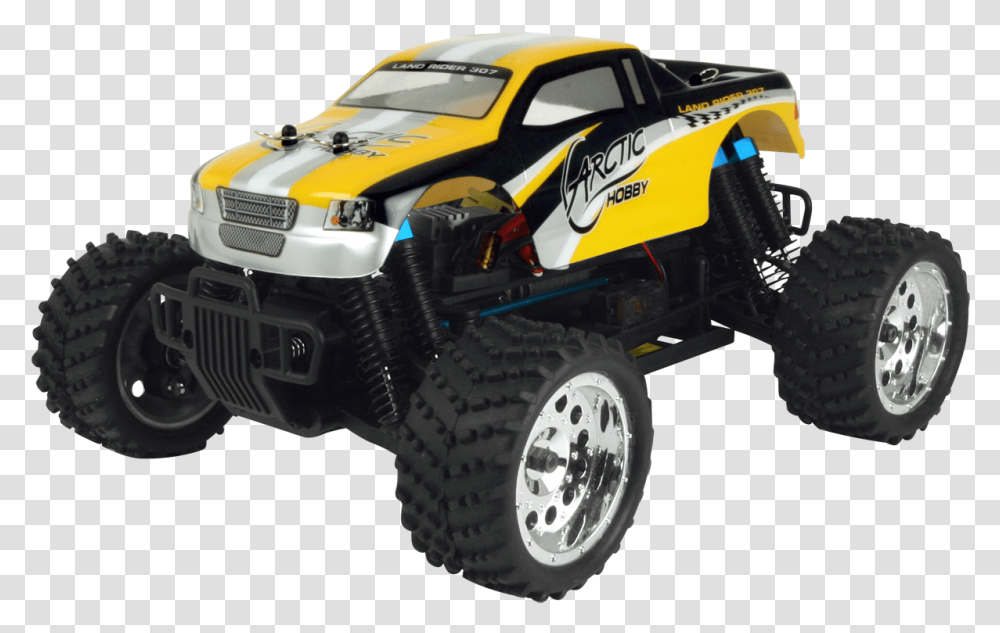 Radio Controlled Car Tire Monster Truck Radiocontrolled Remote Control Car Background, Buggy, Vehicle, Transportation, Atv Transparent Png