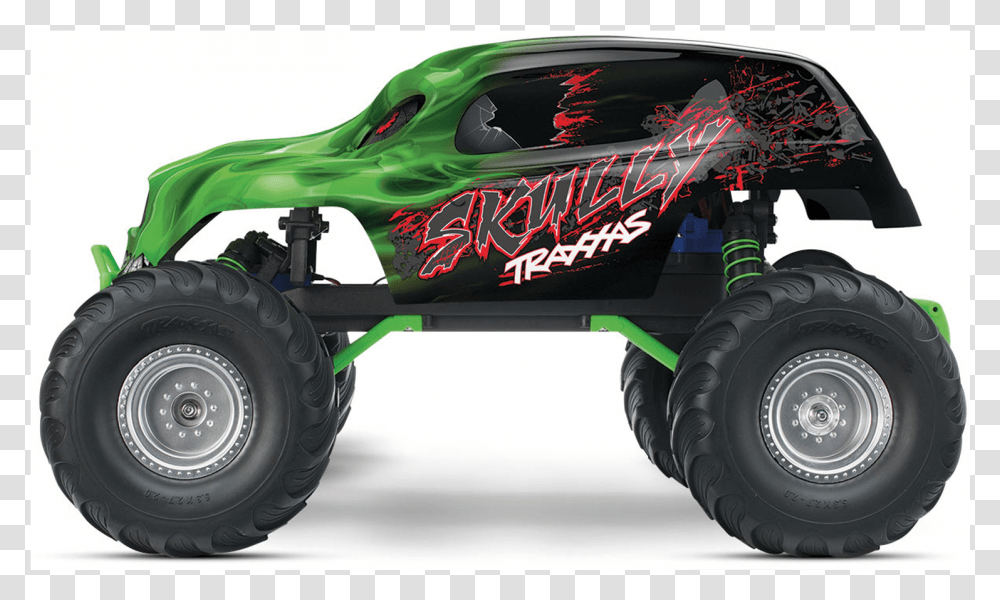 Radio Controlled Car Traxxas Skully Monster Truck Traxxas Stampede 2wd Skully, Wheel, Machine, Buggy, Vehicle Transparent Png