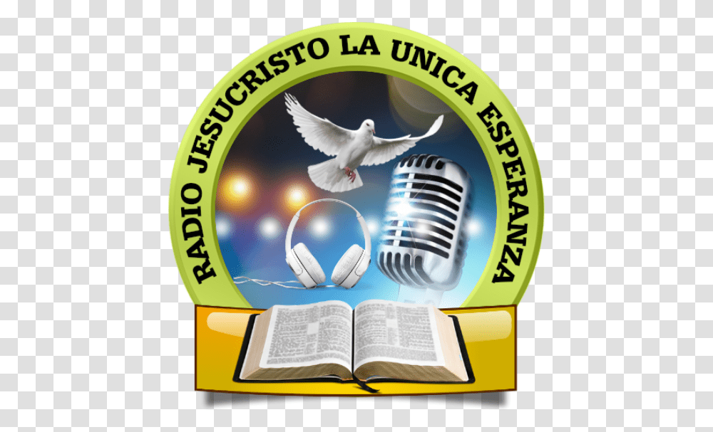 Radio Jesucristo La Unica Esperanza Rock Dove, Bird, Animal, Pigeon, Advertisement Transparent Png