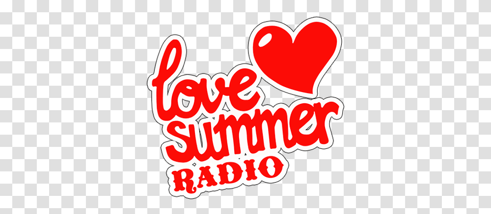Radio Love Summer Love Summer Radio, Text, Label, Heart, Interior Design Transparent Png
