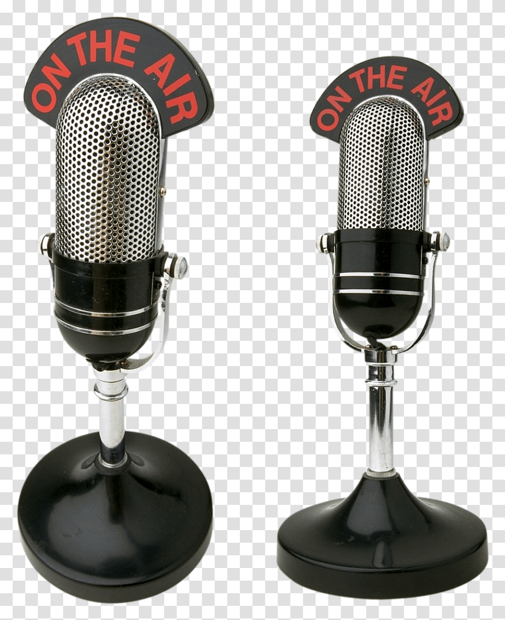 Radio Microfoon, Glass, Electrical Device, Microphone, Goblet Transparent Png