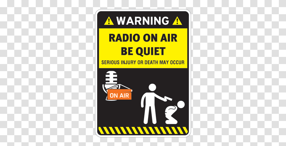 Radio On Air Be Quiet Vacation Do Not Disturb, Advertisement, Poster, Flyer, Paper Transparent Png
