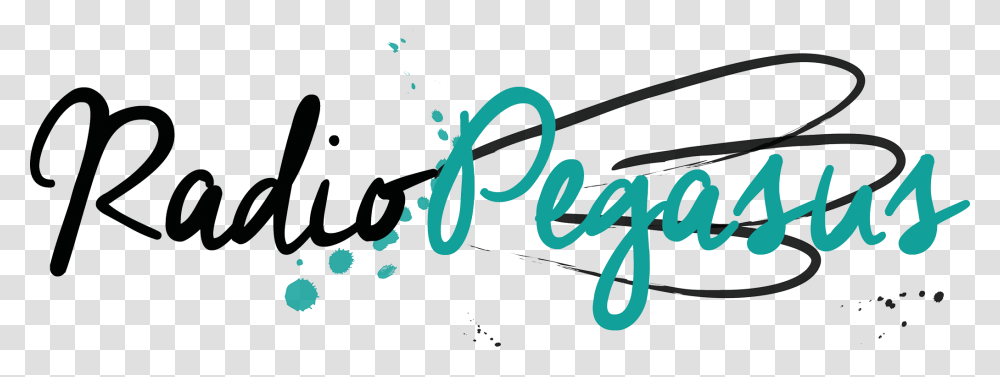 Radio Pegasus Logo, Handwriting, Signature, Autograph Transparent Png