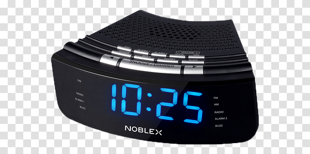 Radio Reloj Despertador Con Radio Amfm Radio Reloj Noblex, Clock, Alarm Clock, Digital Clock Transparent Png