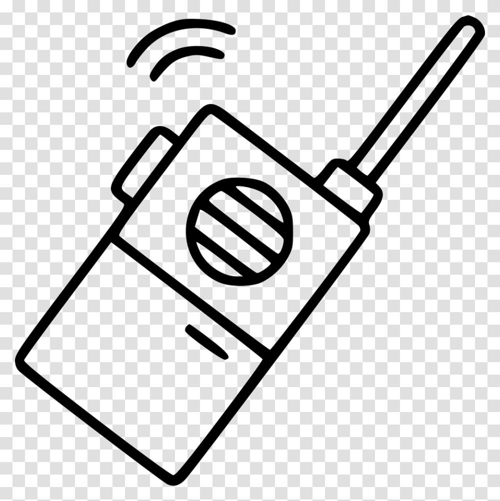 Radio Set Transceiver Portable Walkie Antenna Wave Deerc, Shovel, Tool, Stencil Transparent Png