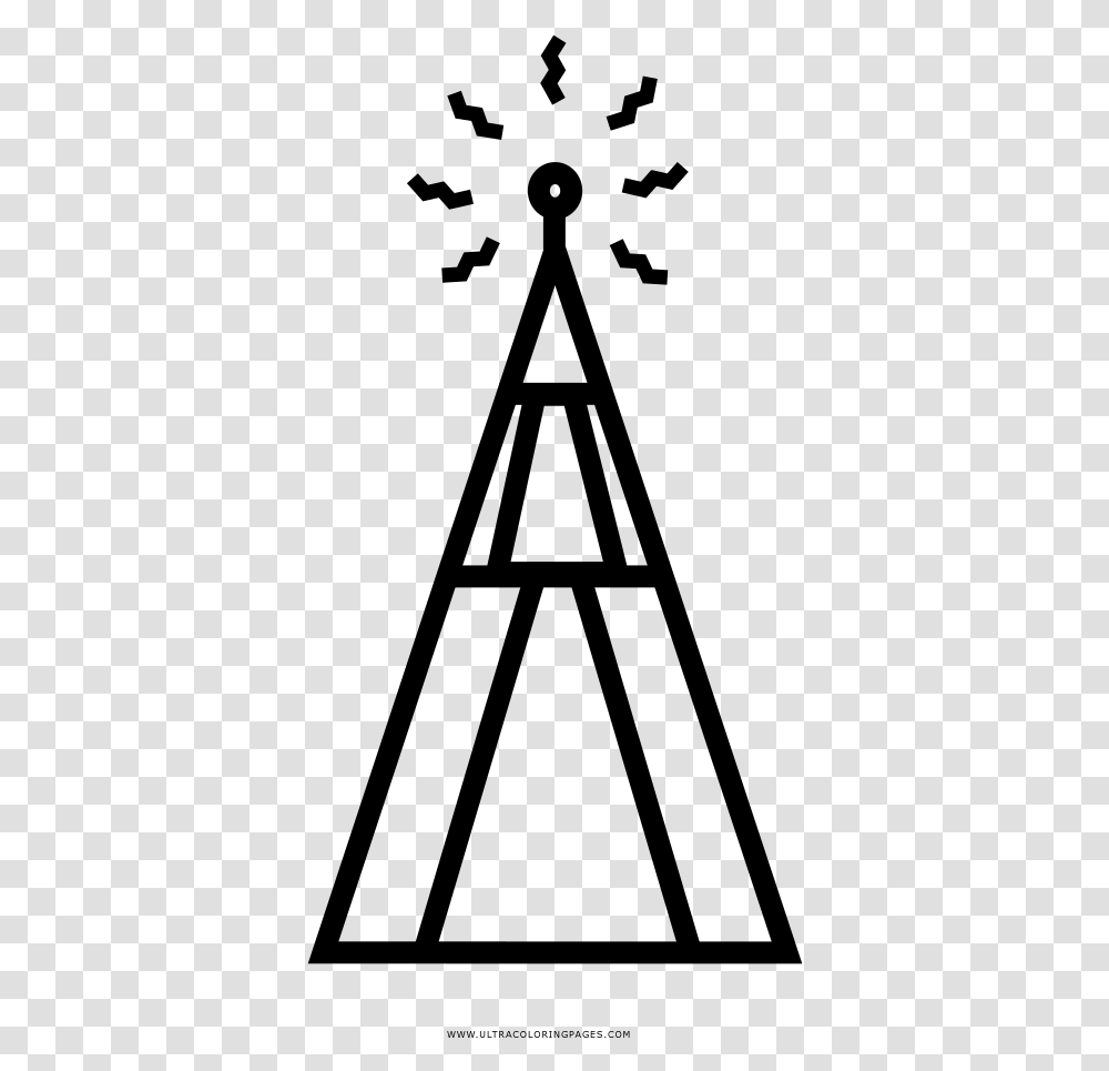 Radio Tower Coloring Page, Gray, World Of Warcraft Transparent Png