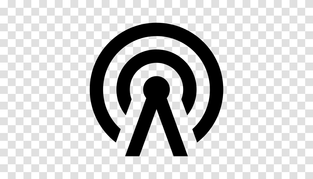Radio Tower Tower Icon With And Vector Format For Free, Gray, World Of Warcraft Transparent Png