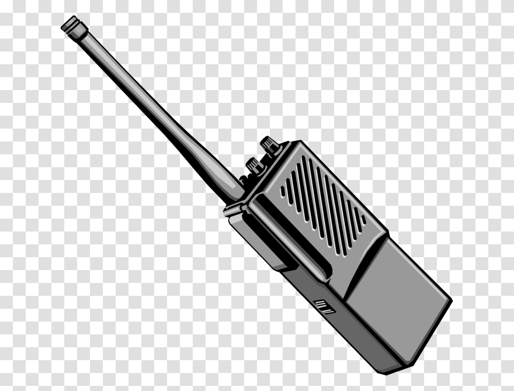 Radio Vector Walkie Talkie Clip Art, Lighter, Microphone, Electrical Device Transparent Png