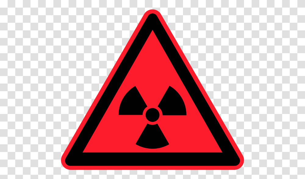 Radioactive Hazard Sign Radiation Symbol, Triangle, Road Sign Transparent Png
