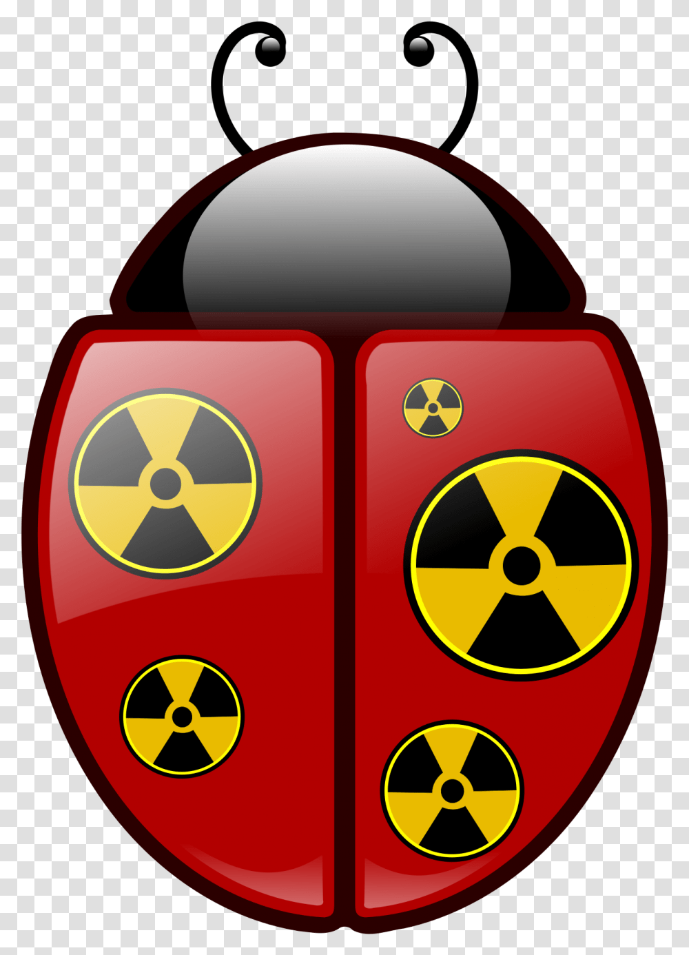 Radioactive Ladybug Clip Arts, Gas Pump, Machine, Pac Man Transparent Png