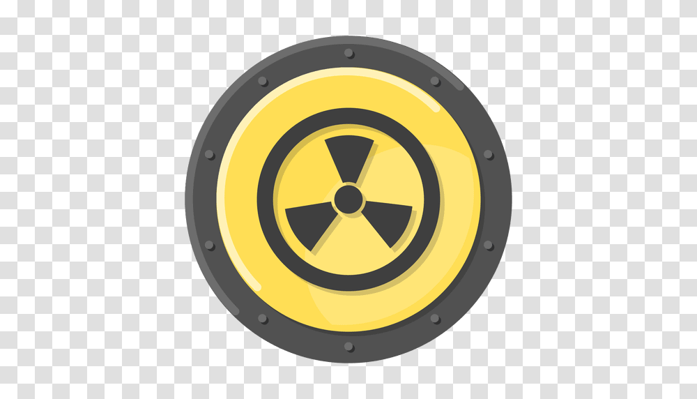 Radioactive Metal Symbol Yellow, Armor, Electronics Transparent Png