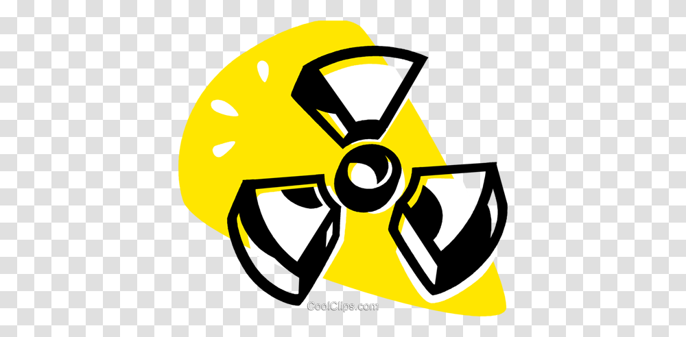 Radioactive Sign Royalty Free Vector Clip Art Illustration, Nuclear, Dynamite, Bomb Transparent Png