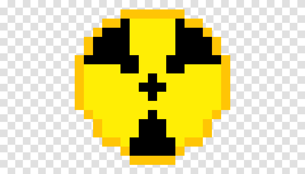 Radioactive Symbol Pixel Art, First Aid, Pac Man Transparent Png